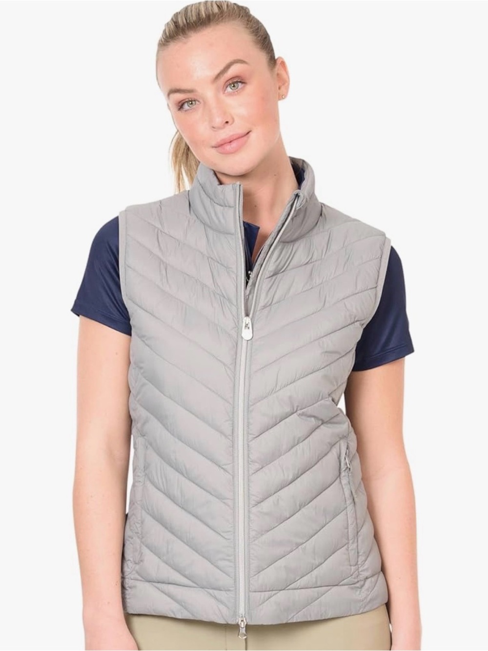 Grey Micah Women's Vest by Ovation